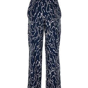 Athleta blue with design Pants size 12 leg pocket